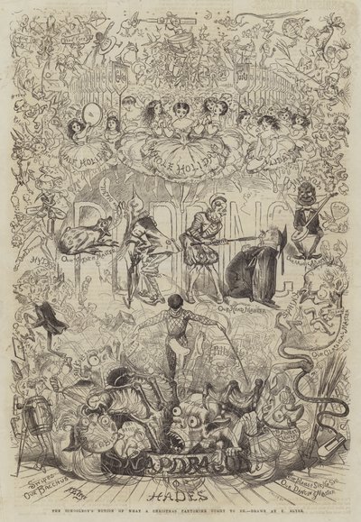 クリスマスのパントマイムがどうあるべきかについての少年の概念 作： Fritz Eltze